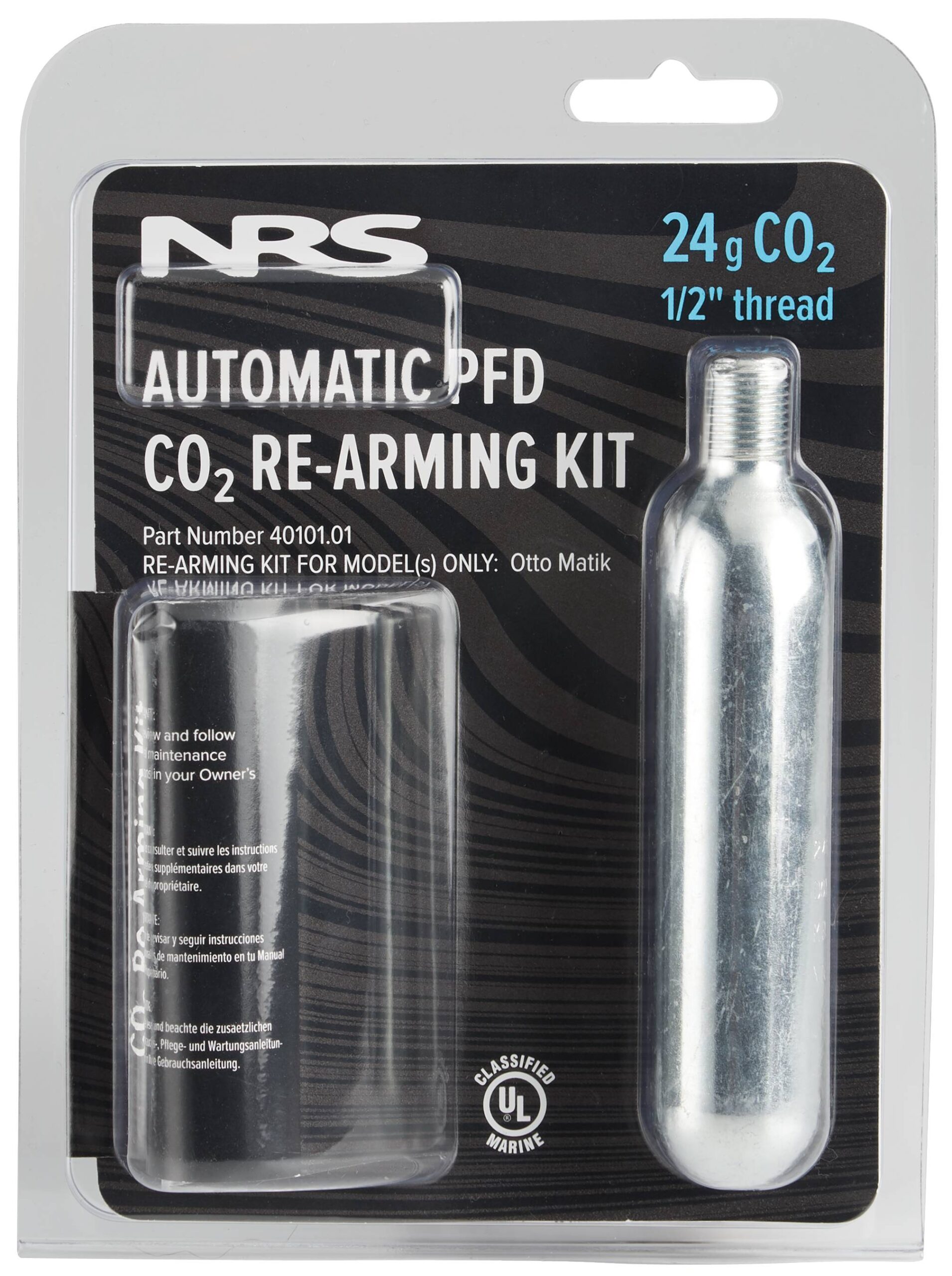 NRS CO-2 Re Arming Kit 24g 12" Threads