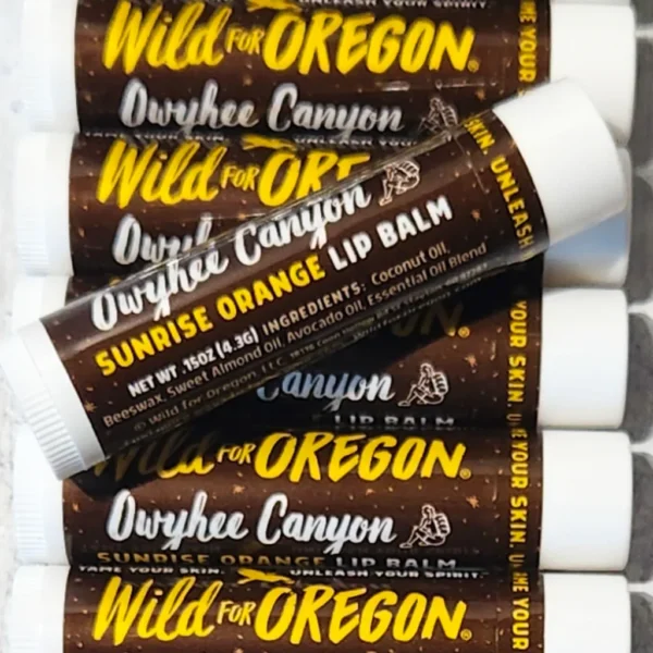 Wild for Oregon Owyhee Canyon Sunrise Orange Lip Balm