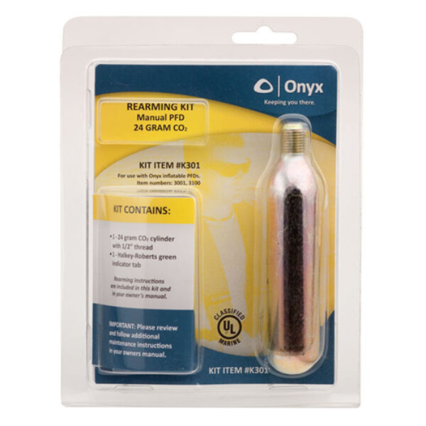 Onyx M-24 Inflatable PFD Rearming Co2 Kit