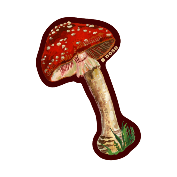 NOSO Patches RED MUSHROOM by Nathalie Leté